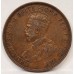 AUSTRALIA 1922 .  ONE 1 PENNY . INDIAN DIE 